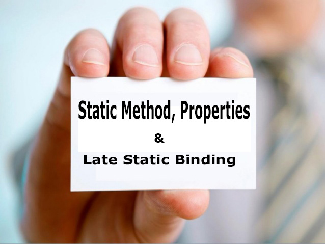 static-method-and-properties-in-php