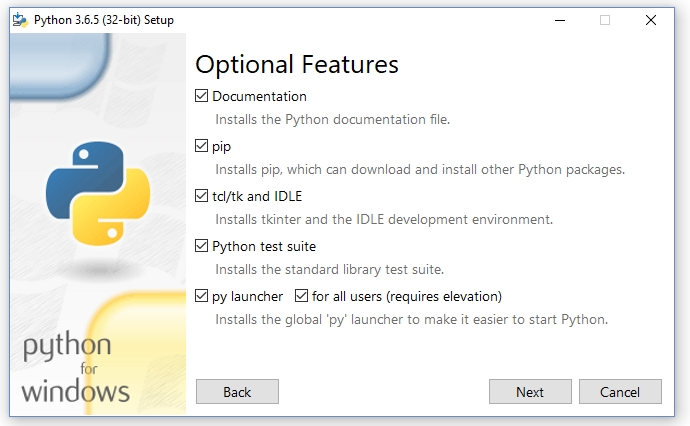 Python Install second Step
