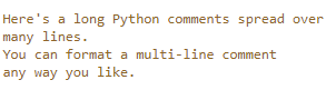 Python docstring