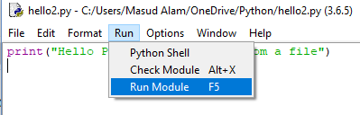 Run Code From File