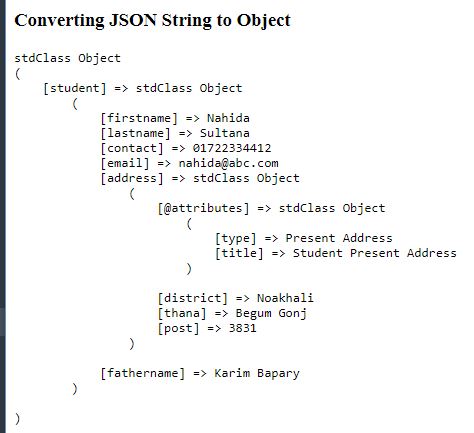 Convert JSON String To Object