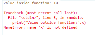 python variable local scope