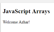 JavaScript Array value access