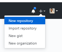 Create New Repository in gitHub