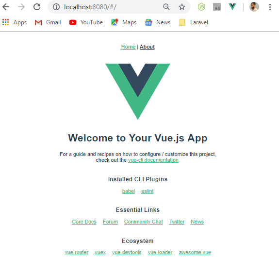 VueJS CLI 3 Run