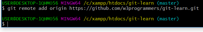 git remote add origin