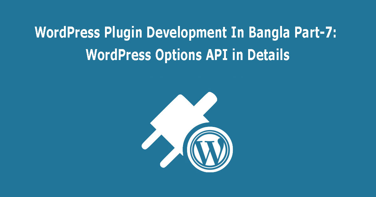 WordPress Options API in Details
