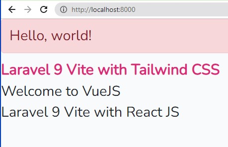 Install ReactJS with Laravel