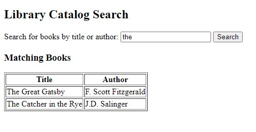 Library Catalog using JSON and array_catalog function