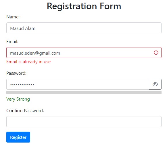 Create Secure Registration System