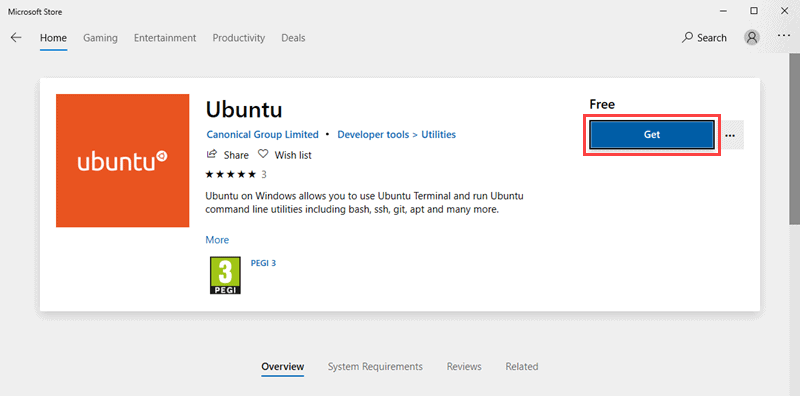 Ubuntu for windows